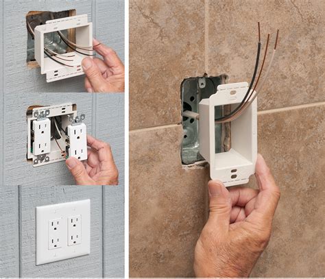 4 junction box extension|exterior outlet box extension.